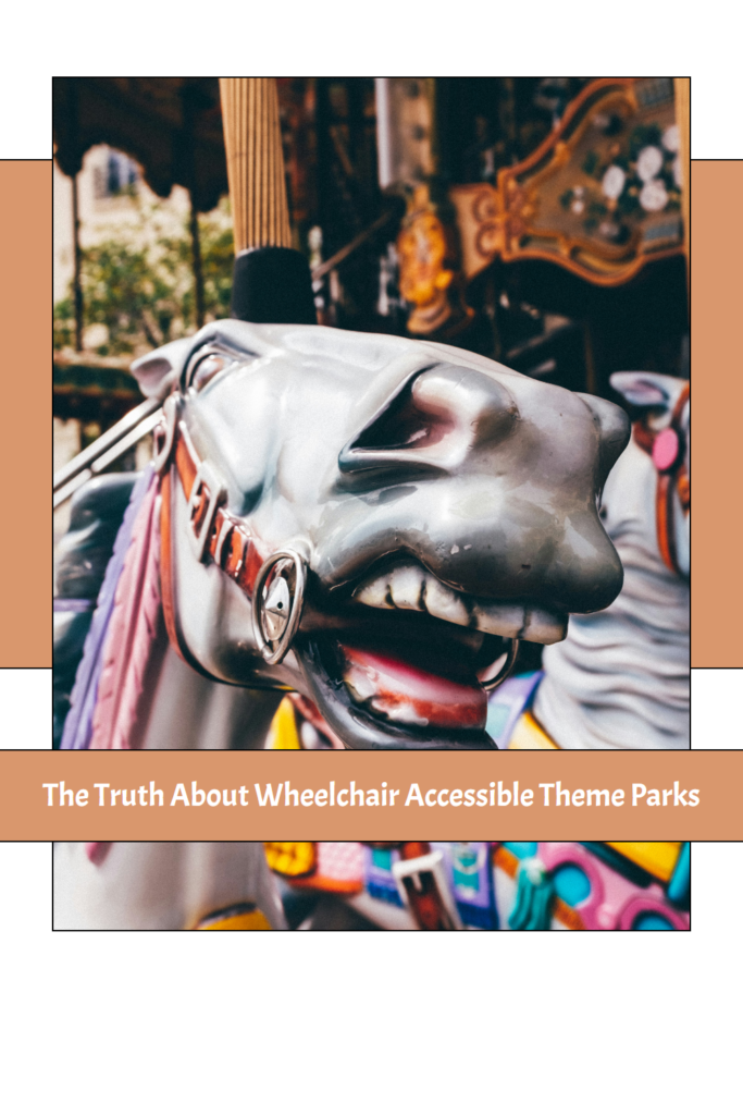the truth about wheelchair accessible theme parks pinterest pin