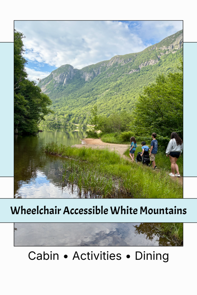 wheelchair accessible white mountains pinterest pin